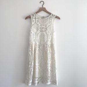 Kimchi Blue White Lace Dress Small